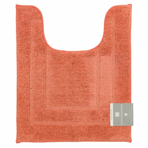 HD Designs Mohawk Home Contour Bath Rug - Rose Dawn Perspective: front