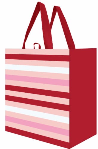 Earthwise Valentines Striped Veiled Rose Bag Perspective: front