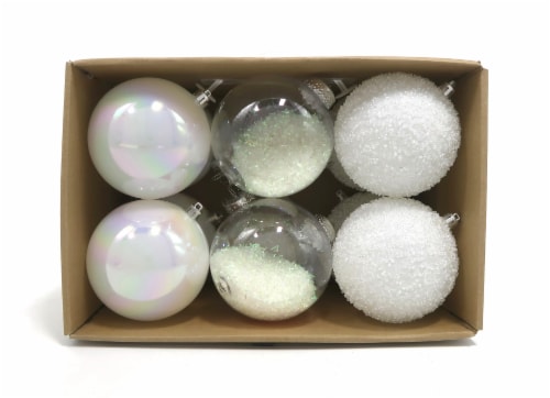 Holiday Home Shatterproof Ornaments - White Perspective: front