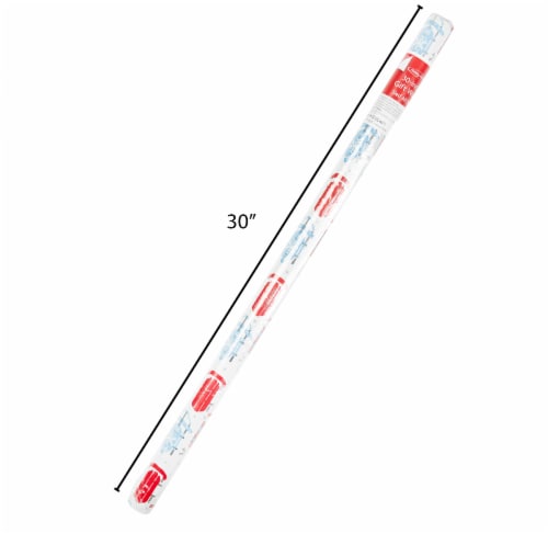 Holiday Home Gift Wrap Roll Sled All Day Perspective: front