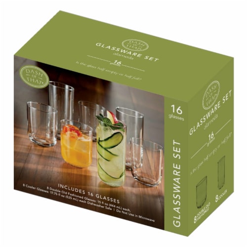 Dash of That Polaris Alameda Drinkware Set Perspective: front