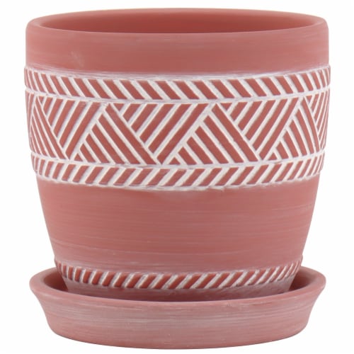HD Designs Nolita Planter - Terra Rouge Perspective: front