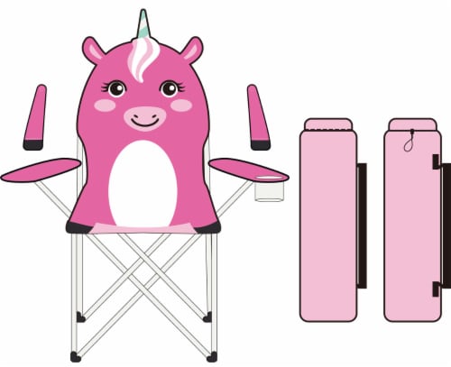 Glacier's Edge® Unicorn Youth Chair Perspective: front