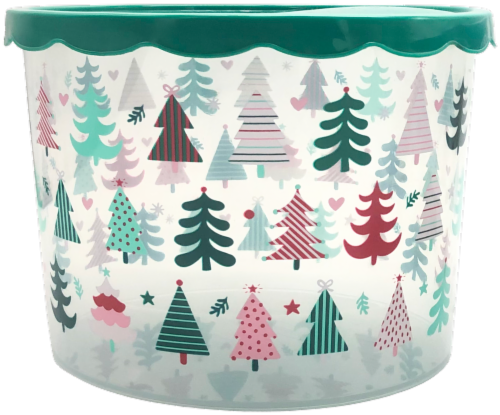 Holiday Home Cookie Tub Sweet Tree Perspective: front