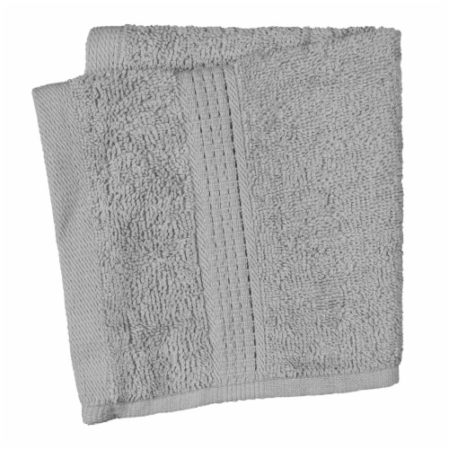 Everyday Living New Quiet Gray Washcloth Perspective: front