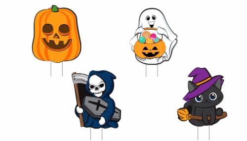 Holiday Home Halloween Character Yard Signs Perspective: front