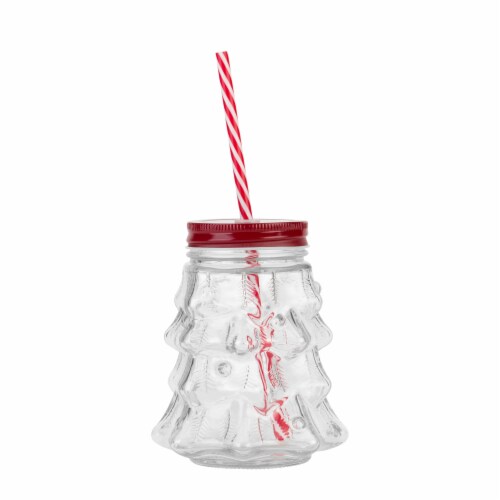 18 pieces Sipper Bottle W/fliptop Straw 16oz 3ast Christmas Prints/upc Tray  Display - Christmas Decorations - at 