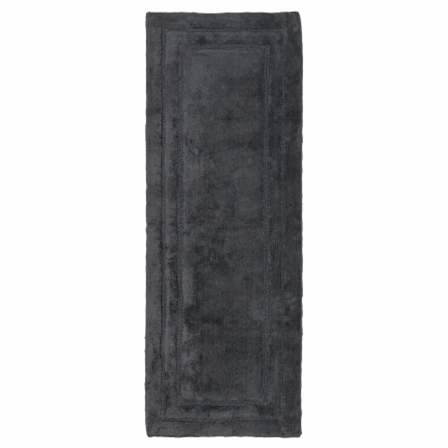 Mohawk Home Modavari Turkish Bath Rug - GRAY PINSTRIPE Perspective: front