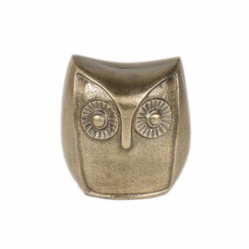 HD Designs Aluminum Owl - Gold Perspective: front