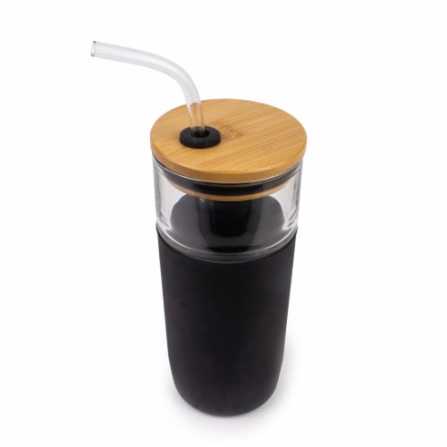 Black glass deals tumbler