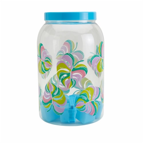 Everyday Living Drink Dispenser with Ice Cubes-Palms Perspective: front