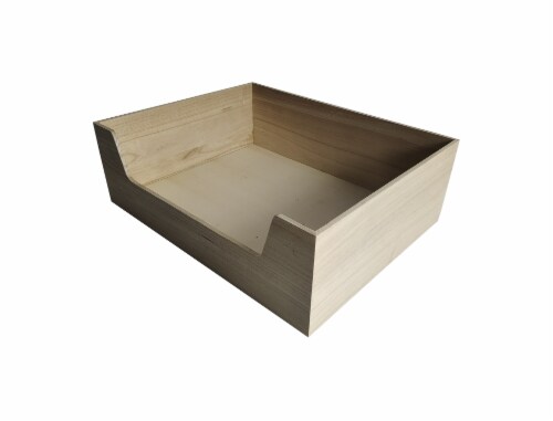HD Designs Large Wood Basket Perspective: front