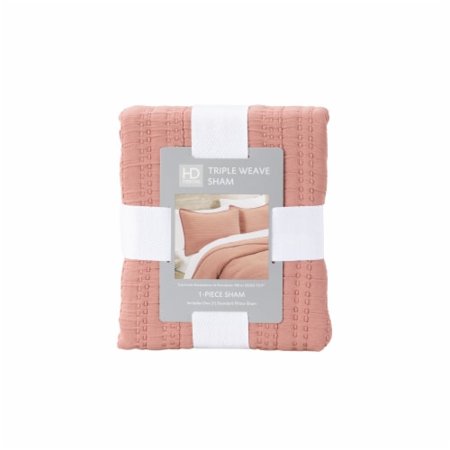 HD Designs® Tripleweave Standard Sham - Pink Perspective: front