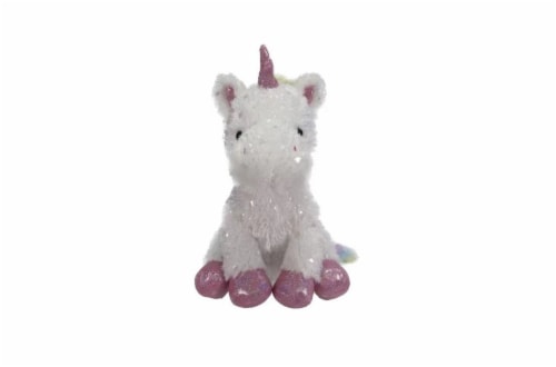 Holiday Home Unicorn Plush - White Perspective: front