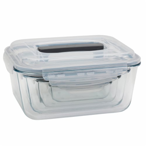Dash of That Essentials 8 Piece Glass Food Storage 8 pc Kroger