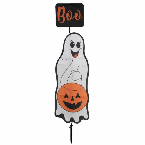 Holiday Home 61-Inch Fabric Ghost Stake Perspective: front