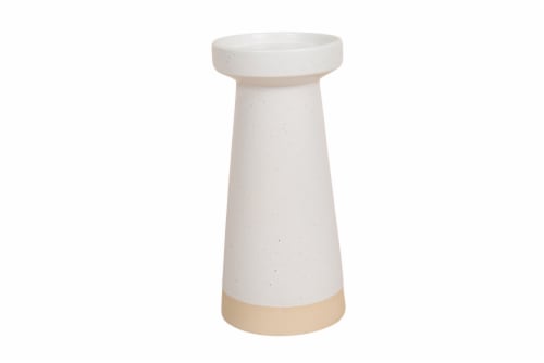 SDS for HD Designs 10.1 Inch White Porcelain Candle Holder Perspective: front