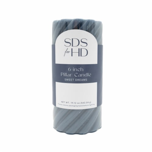 SDS for HD Designs 6" Candle Pillar Twist Bering Sea Perspective: front