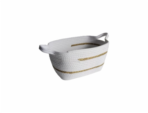 HD Designs Small Polyester Rope Basket Perspective: front