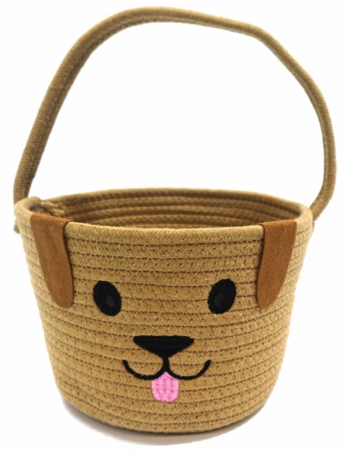 Holiday Home® Easter Dog Rope Basket Perspective: front