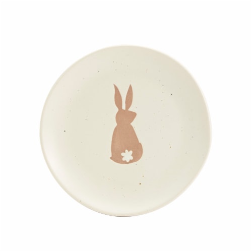 Holiday Home 6 Inch Bunny Appetizer Plate Perspective: front