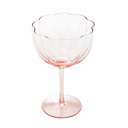 SDS for HD Designs 17 Ounce Scalloped Coupe Glass Perspective: front