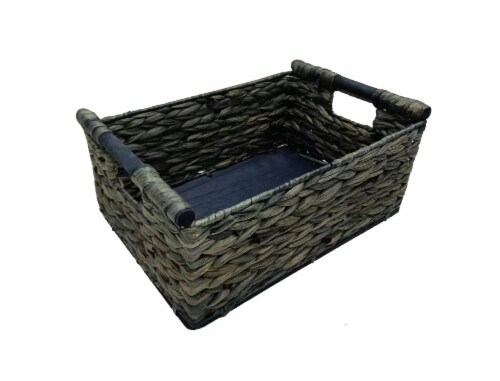 HD Designs Large Water Hyacinth Basket Perspective: front