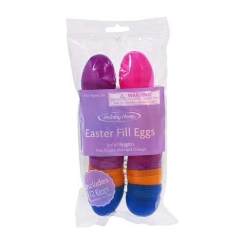 Holiday Home Solid Warm Bright Easter Fill Eggs Perspective: front
