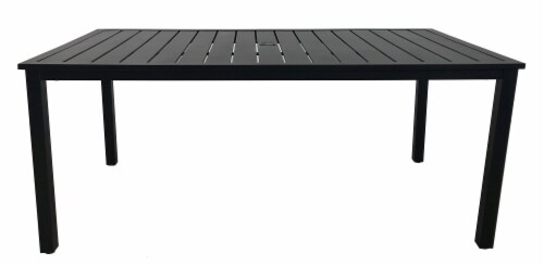 HD Designs Outdoor Layne Dining Table Perspective: front