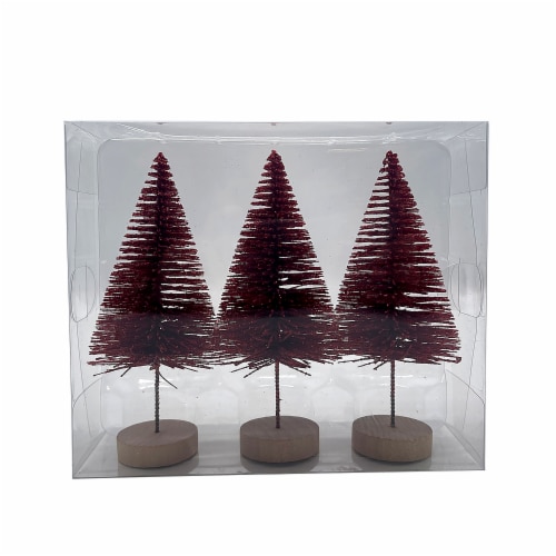 Holiday Home Bottle Brush Trees - Red Perspective: front