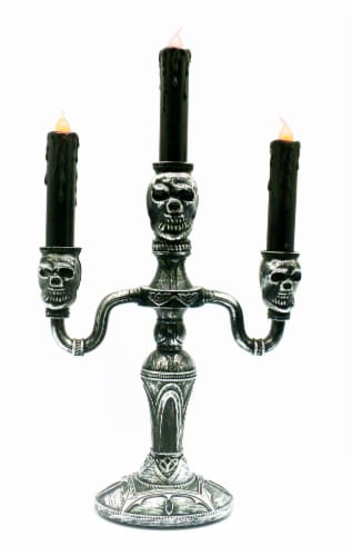 Holiday Home 13.5" LED Candelabra Halloween Decor Perspective: front