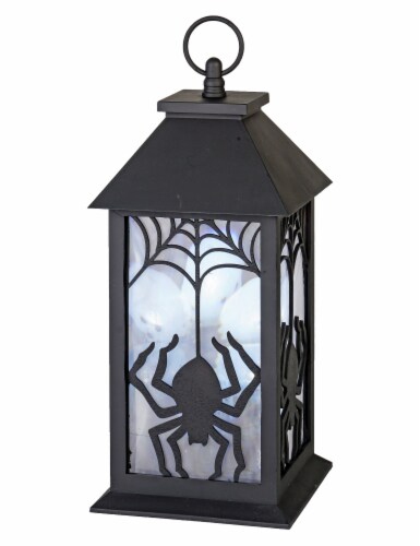Holiday Home® 14" Clear Projection LED Lantern 3D Effect Halloween Decor Perspective: front