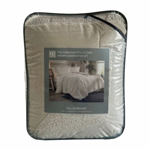 HD Designs Harrison Collection Comforter Set - Brown Perspective: front