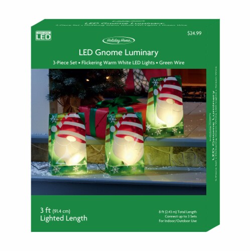Holiday Home® LED Gnome Luminary Lights Perspective: front