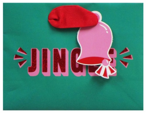 Holiday Home Jingle Holiday Gift Bag Perspective: front