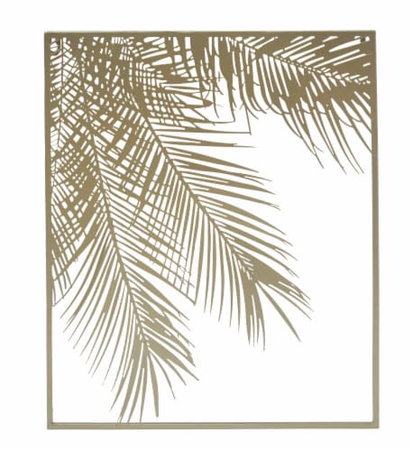 HD Designs Iron Palm Leaf Wall Decor Perspective: front
