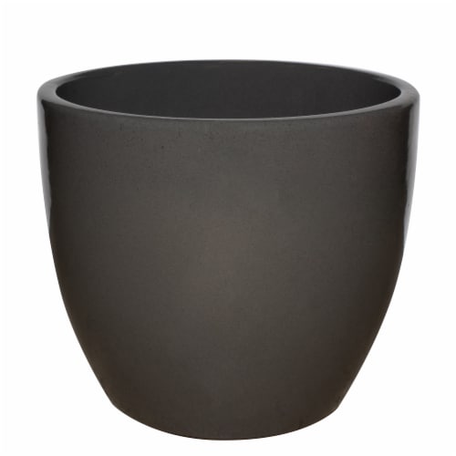 HD Designs Outdoors Color Planter - Grey Perspective: front