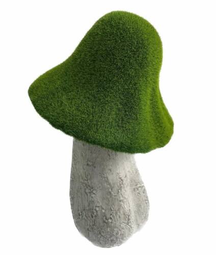 China Manufacturing Solution Mossy Mushroom Garden Decor Perspective: front