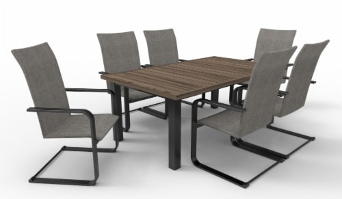 HD Designs Outdoors Reeve Sling Dining Set Perspective: front