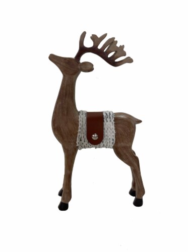 Holiday Home Standing Reindeer Christmas Holiday Décor Perspective: front