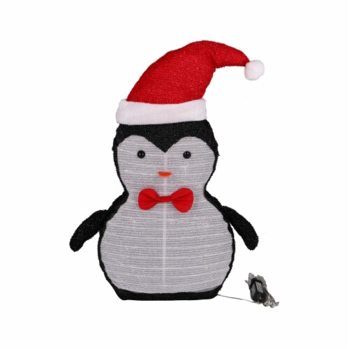 Holiday Home Christmas LED Collapsible Christmas Penguin Perspective: front
