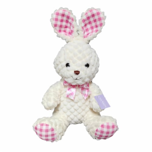 Holiday Home Bunny with Bow - Cream Perspective: front