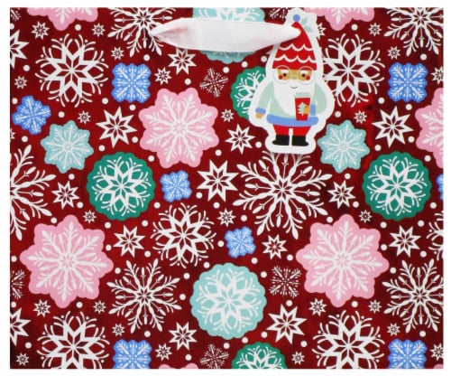 Holiday Home Snowflakes True Red Large Vogue Perspective: front