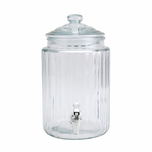Everyday Living Glass Drink Dispenser – Clear Perspective: front