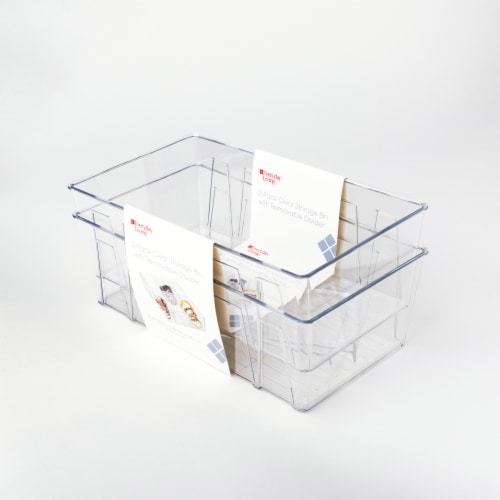 Everyday Living® Closet Storage Bin With Removable Divider Perspective: front