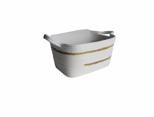 HD Designs Large Polyester Rope Basket Perspective: front