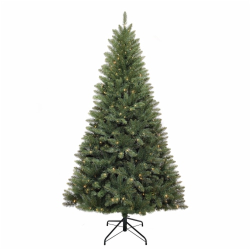 Holiday Home Jefferson Pine Tree with Color Changing LED Lights Perspective: front