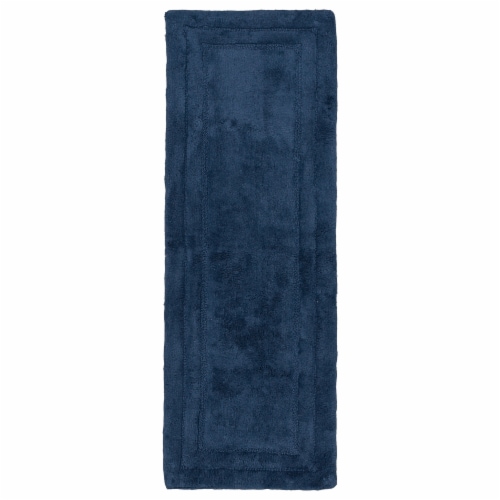 Modavari Turkish Bath Mat - Mood Indigo Perspective: front