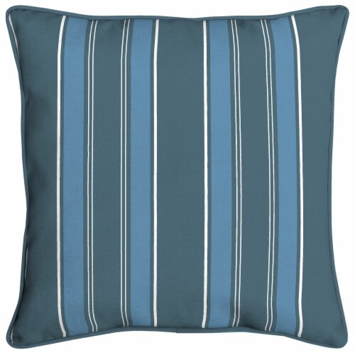 HD Designs Outdoors Patio Furniture Toss Pillow - Beachside Stripe Perspective: front