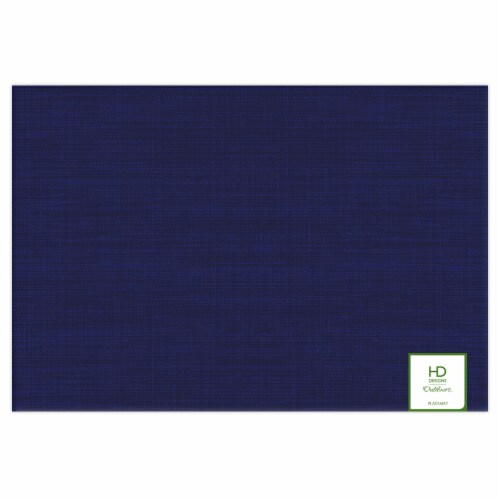 HD Designs Textile Placemat- Blue Perspective: front